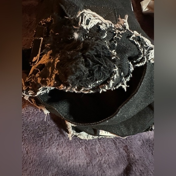 NWT WILDFOX Tote Bag Denim Black - Picture 10 of 11